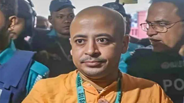চিন্ময় কৃষ্ণ দাসকে জেলগেটে জিজ্ঞাসাবাদের নির্দেশ...