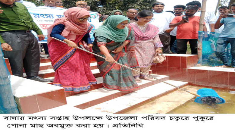 বাঘায় জাতীয় মৎস্য সপ্তাহ’২৫ এর উদ্বোধন...