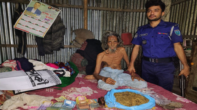 বানিয়াচংয়ে গাঁজাসহ ১১৫ বছরের বৃদ্ধ আটক...