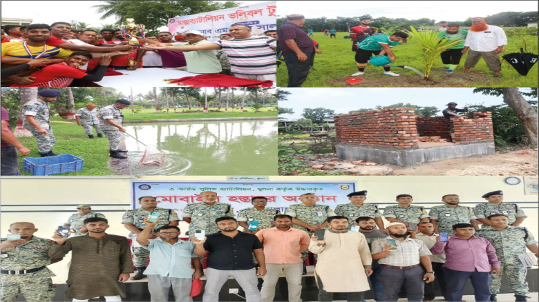 কর্মচাঞ্চল্য ও প্রাণবন্ত খুলনার ৩ আর্মড ব্যাটালিয়ন...
