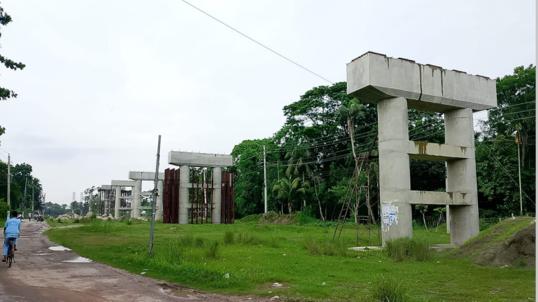 ভৈরব সেতু নির্মাণে ধীর গতি, খুলনাবাসী আশাহত...