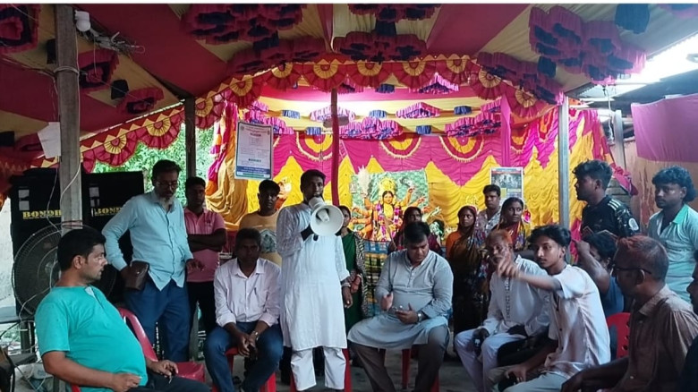 জয়পুরহাট -২ আসনের বিভিন্ন  পূজামণ্ডপ পরিদর্শন করেন...
