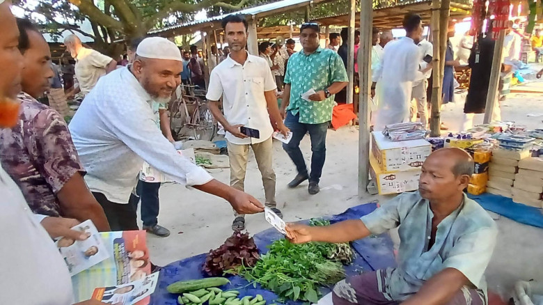 নওগাঁ-৩ আসনে বিএনপির পদচারণায় মুখর জনপদ...