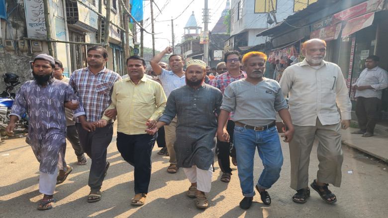 নেসকোর প্রি-পেইড মিটার স্থাপনকে কেন্দ্র করে ফুলবাড়...