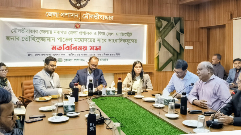 মৌলভীবাজারে সাংবাদিকদের সাথে নবাগত জেলা প্রশাসকের ...