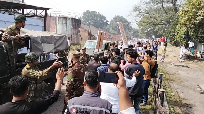 দর্শনার কেরু চিনিকলে শ্রমিক -কর্মচারী ইউনিয়নের নি...