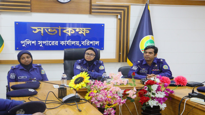 বরিশালে নবাগত পুলিশ সুপারের যোগদান...