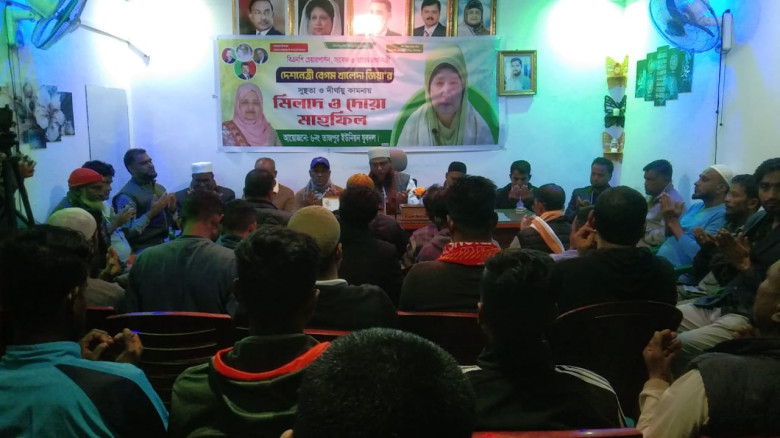খালেদা জিয়ার রোগমুক্তি কামনায় ওসমানীনগরে যুবদলের দ...