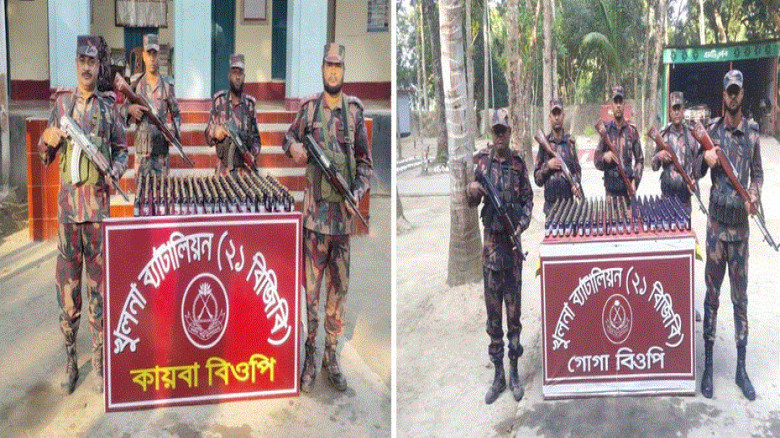 শার্শা সীমান্তে পৃথক অভিযানে ৫৯৭ বোতল নেশাজাতীয় সি...