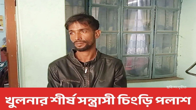 খুলনার ১২ মামলার আসামি ‘চিংড়ি পলাশ’ গ্রেপ্তার...