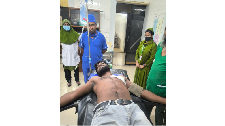 চুয়াডাঙ্গায় পুলিশের মাস্কেট্রি অনুশীলনে গুলিবিদ্ধ ...