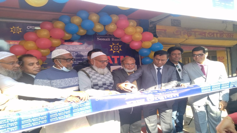কালীগঞ্জে সোনালি ব্যাংক পিএলসি’র এটিএম বুথ ও সিআরএ...