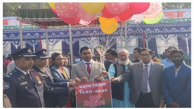 পুঠিয়া যথাযোগ্য মর্যাদায় মহান বিজয় দিবস পালিত...