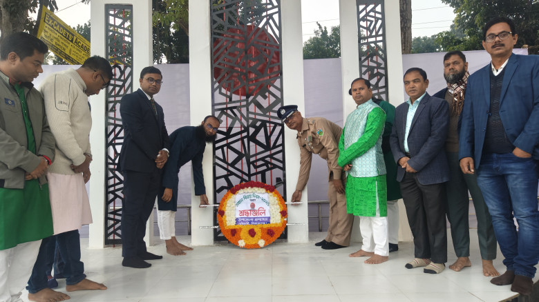 চৌহালীতে  যথাযোগ্য মর্যাদায় বিজয় দিবস উদযাপন...