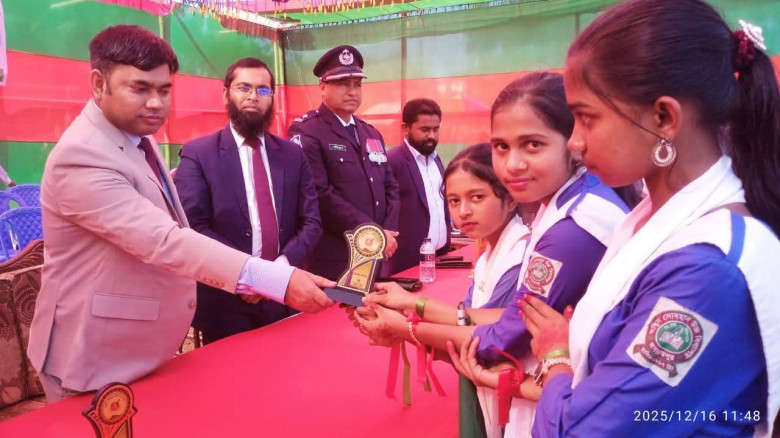 জগন্নাথপুরে যথাযোগ্য মর্যাদায় মহান বিজয় দিবস পালিত...