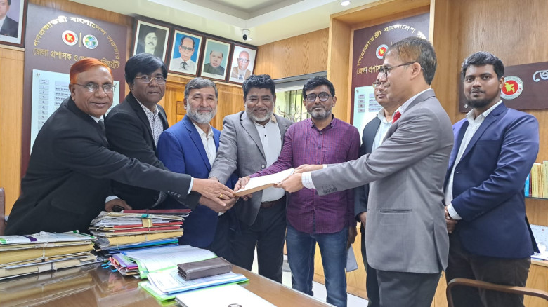 মনোনয়নপত্রের ফরম সংগ্রহ করলেন নড়াইল-১ আসনের বিএন...