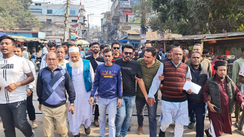 ধানের শীষের গণসংযোগ শেষে হাদীর খুনিদের দ্রুত গ্রেপ...
