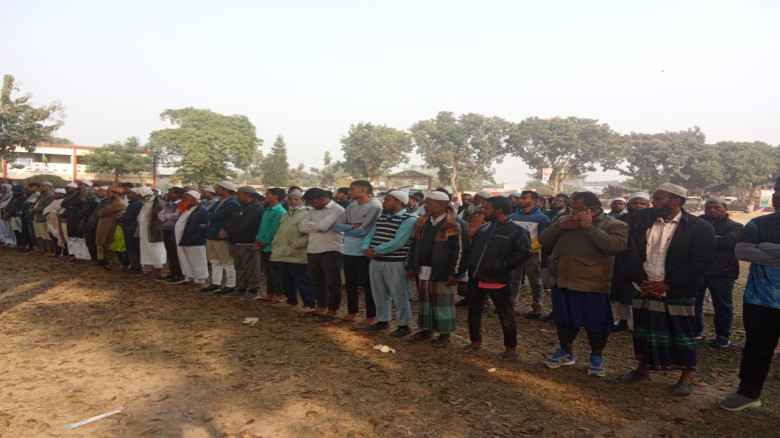 রাণীশংকৈলে শহীদ ওসমান হাদির গায়েবানা জানাযা সম্পন্...