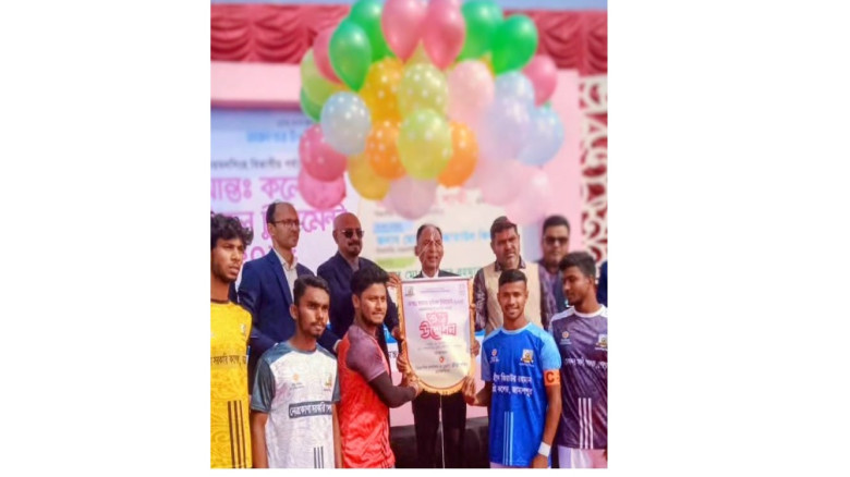 ময়মনসিংহ বিভাগীয় পর্যায়ে আন্তঃকলেজ ফুটবল টুর্নামেন...