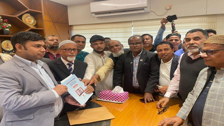 জগন্নাথপু‌রে কয়ছর এম আহমেদ এর পক্ষে মনোনয়ন ফরম সংগ...