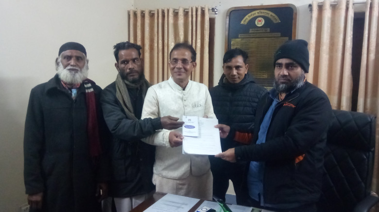 পঞ্চগড়ে মনোনয়নপত্র সংগ্রহ করলেন লিটন...