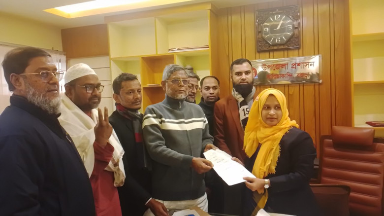 বগুড়া- ০১ আসনে প্রার্থীর মনোনয়ন পত্র দাখিল...