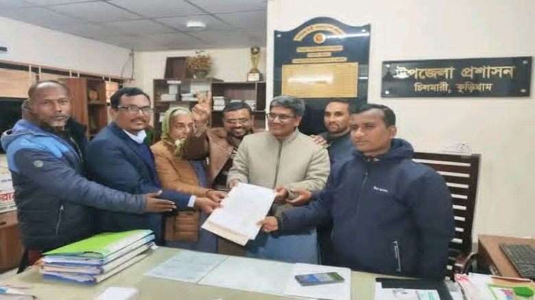 কুড়িগ্রাম–৪ আসনে উৎসবমুখর পরিবেশে প্রার্থীদের মনোন...