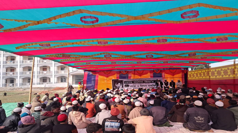 ধর্মপাশায় খালেদা জিয়ার রুহের মাগফিরাত কামনায় কুরআন...