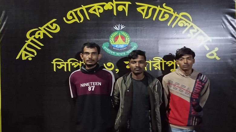 শরীয়তপুরের ব্যবসায়ী হত্যার প্রধান ৩ অভিযুক্ত গ্রেফ...