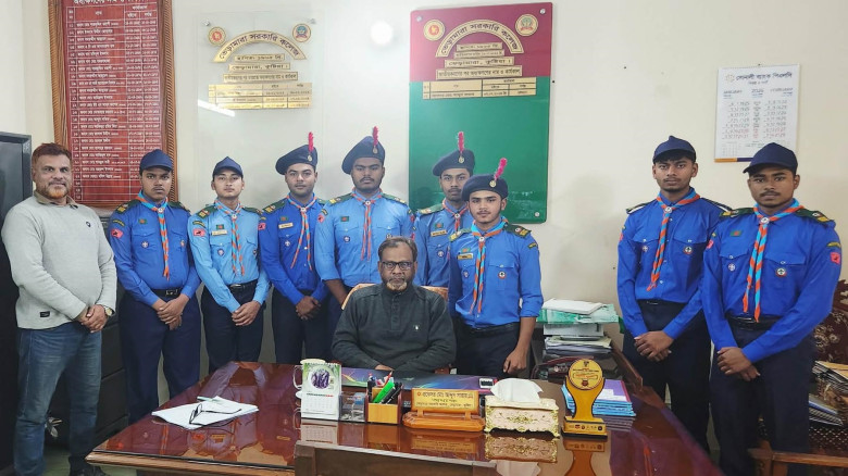 কুষ্টিয়া জেলা শ্রেষ্ঠ রোভার স্কাউটস গ্রুপ নির্বাচি...