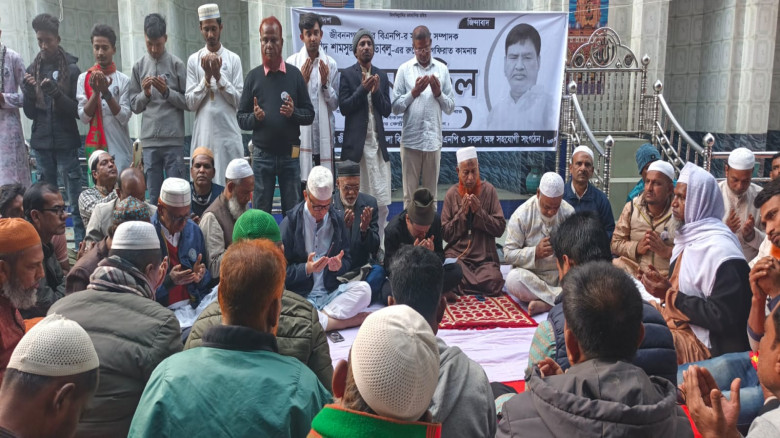 জীবননগরে বিএনপি নেতা ডাবলুর জন্য দোয়া মাহফিলে বিএন...