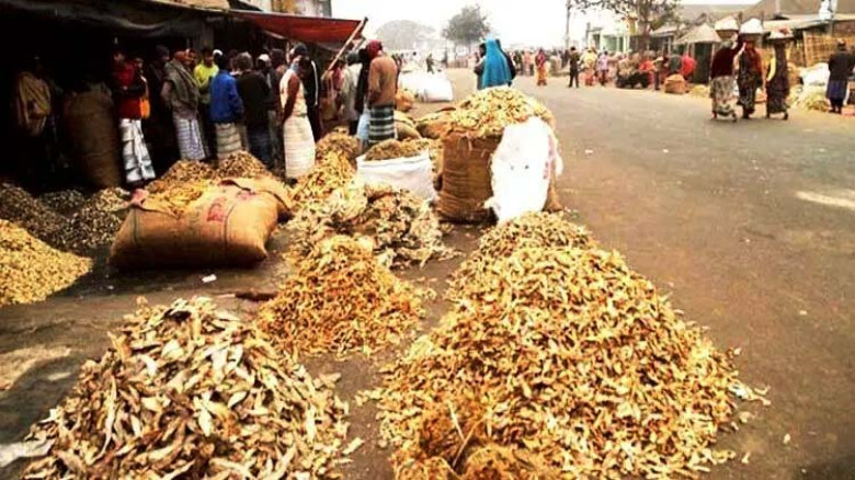 সৈয়দপুর কেন্দ্রীয় বাস-টার্মিনাল এলাকার সড়কের ওপর শ...