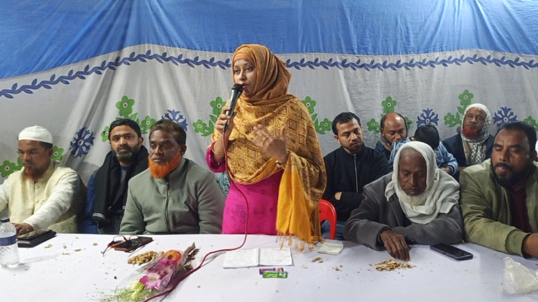 বেলকুচিতে বিএনপির উঠান বৈঠক...