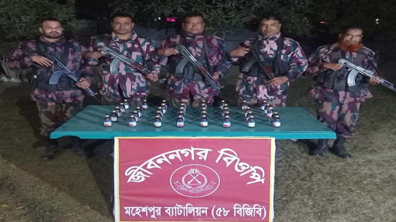 জীবননগর সীমান্তে বিজিবির পৃথক অভিযানে মাদক উদ্ধার...