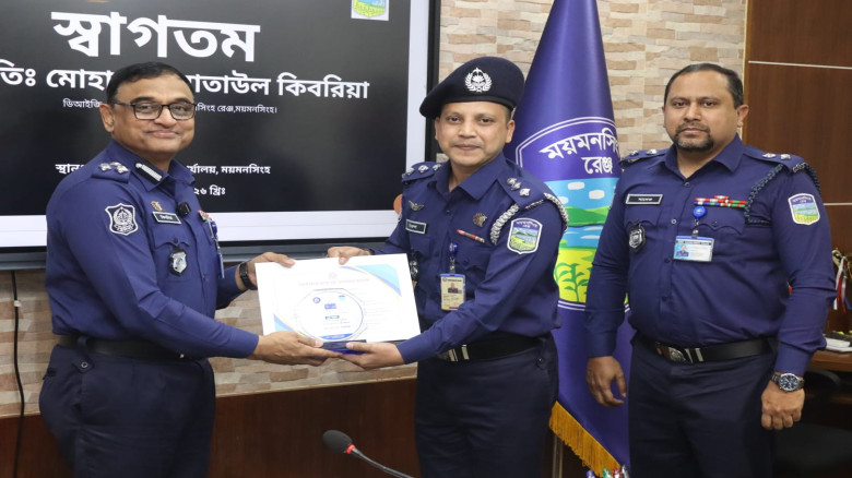 ময়মনসিংহ রেঞ্জে শ্রেষ্ঠ সার্কেল এএসপি নির্বাচিত ই...