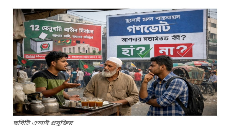 নির্বাচনের আমেজে দেশ, গণভোট নিয়ে বিভ্রান্তিতে খুলন...