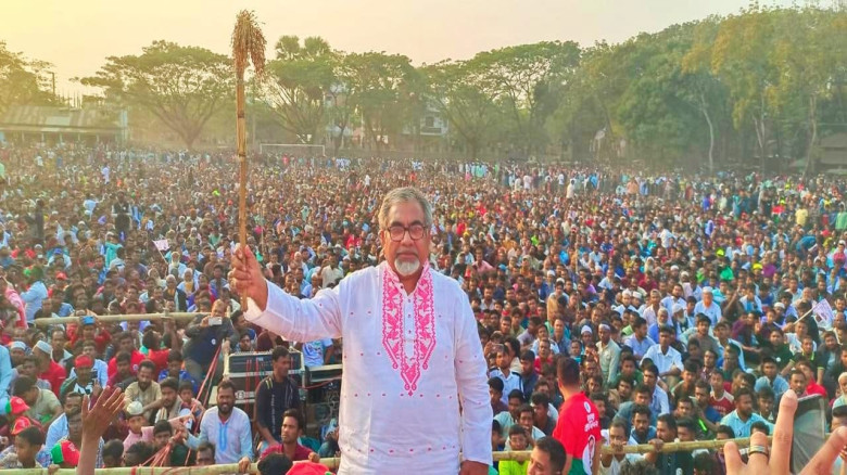 ধানের শীষেই মুক্তি, গণতন্ত্র,উন্নয়ন ও জনগণের ভাগ্...