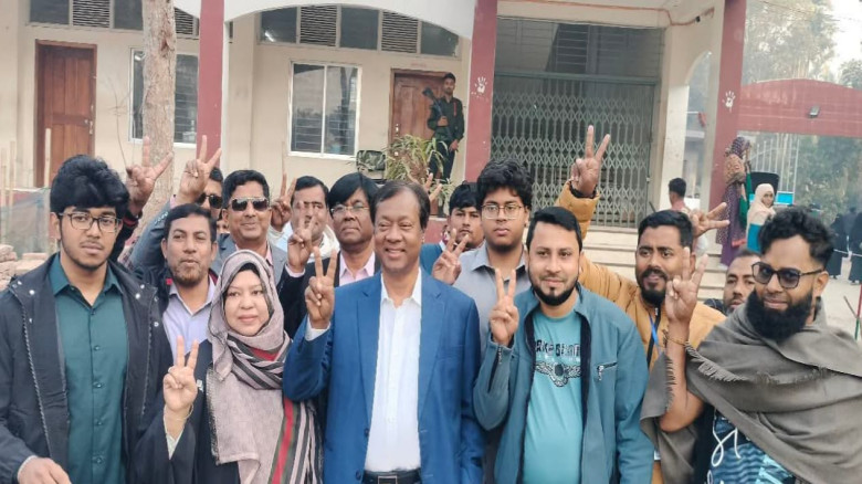 নড়াইল-১ আসনে ধানের শীষের প্রার্থী বিশ্বাস জাহাঙ্গী...