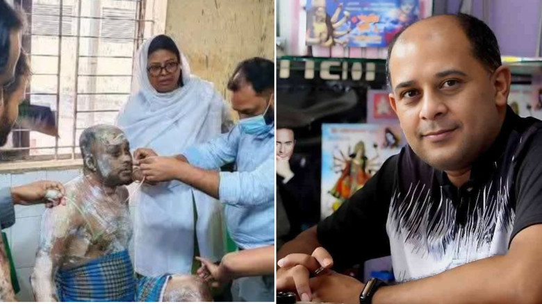 এসি বিস্ফোরণের আগুনে ঝলসে গেল স্বপ্ন, নেত্রকোণার ব...