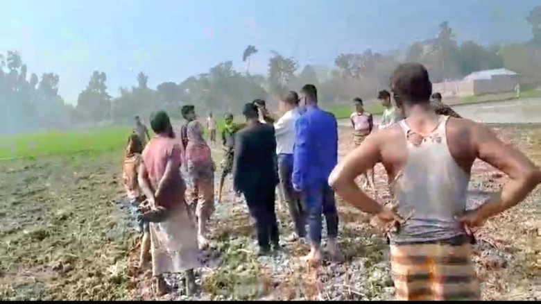 হাকিমপুরে মালিকানাধীন জমি উদ্ধারে প্রতিপক্ষের বাধা...