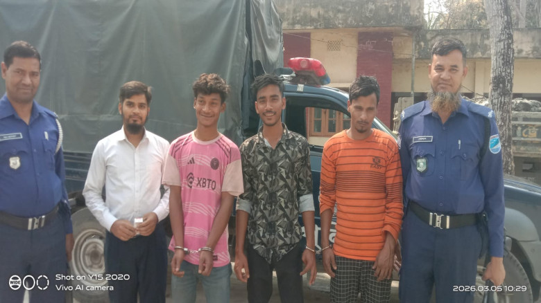 রাজবাড়ীতে মাদক সেবনের দায়ে ৩ যুবকের কারাদণ্ডাদেশের...