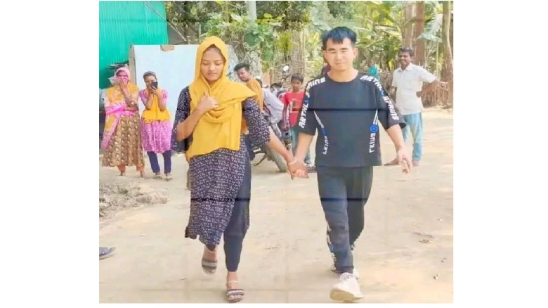 এবার প্রেমের টানে চীনা নাগরিক ঘাটাইলে...