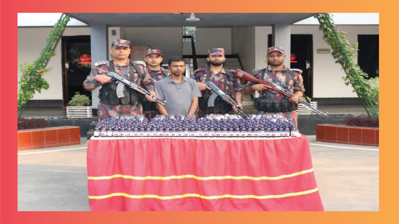 বেনাপোলে বিজিবির অভিযানে মাদকদ্রব্য ও চোরাচালান পণ...
