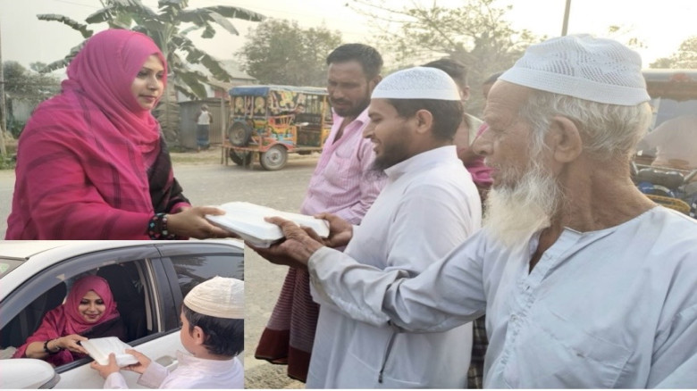 পথে পথে রোজাদারদের ইফতার বিতরণ করলেন এমপি মোহাম্মদ...