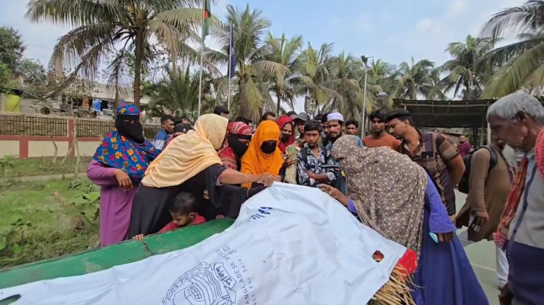 তালতলীতে ওড়না প্যাঁচানো গৃহবধূর মরদেহ উদ্ধার: যৌতু...