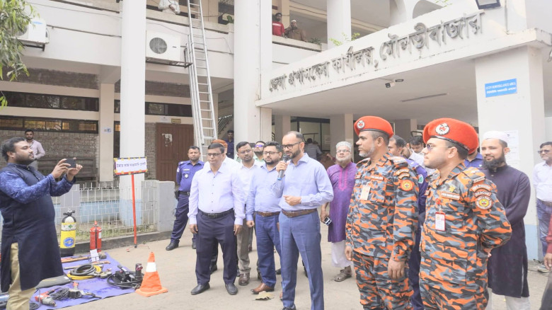 মৌলভীবাজারে জাতীয় দুর্যোগ প্রস্তুতি দিবস পালিত...