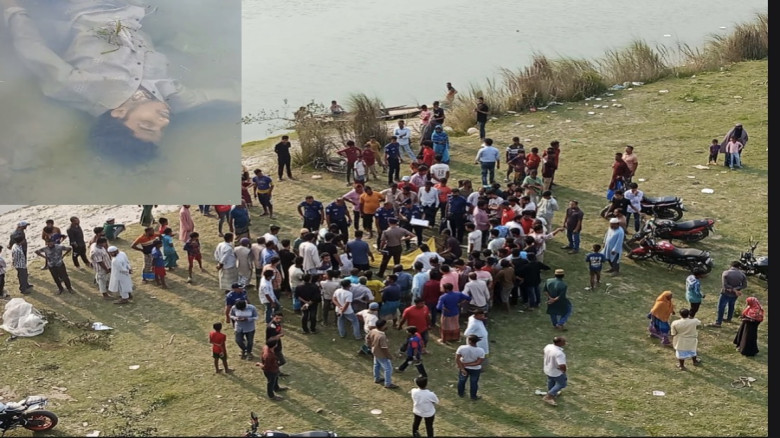 গফরগাঁওয়ে ব্রহ্মপুত্র নদ থেকে যুবকের গলাকাটা মরদে...