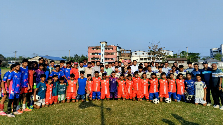 লাকসামে স্বাধীনতা দিবস ফুটবল প্রীতি ম‍্যাচ অনুষ্ঠি...