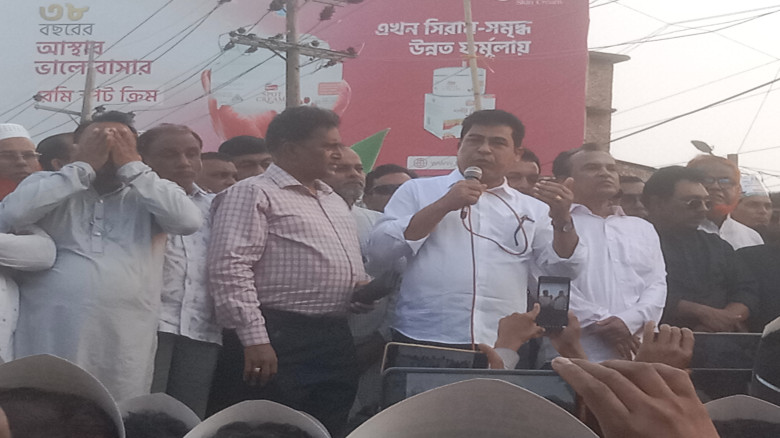 বরগুনা নব নিযুক্ত জেলা পরিষদের চেয়ারম্যান কে সংবর্...