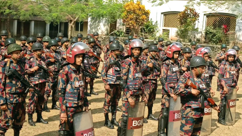 শেরপুর-৩ আসনের উপনির্বাচনে ১৬ প্লাটুন বিজিবি মোতায়...